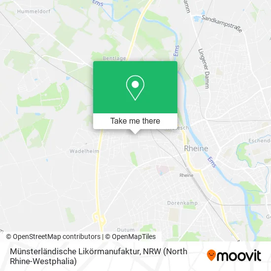 Карта Münsterländische Likörmanufaktur