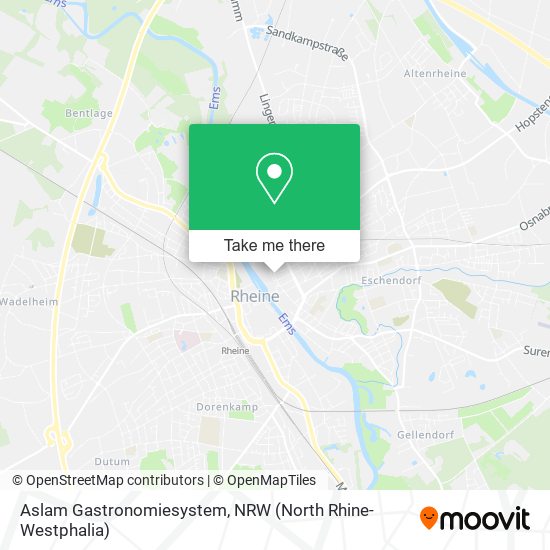 Aslam Gastronomiesystem map