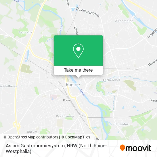 Aslam Gastronomiesystem map