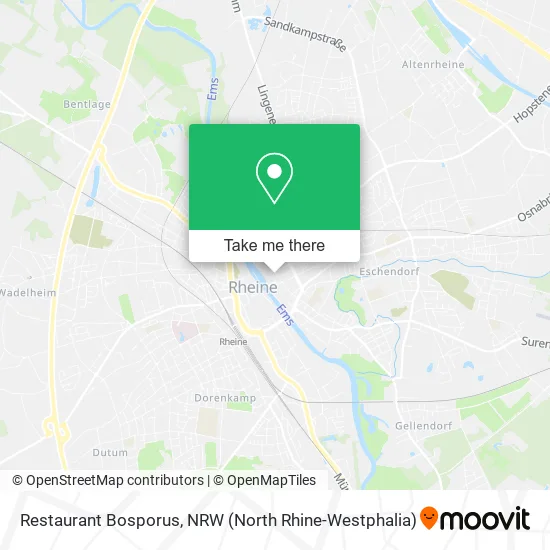 Restaurant Bosporus map