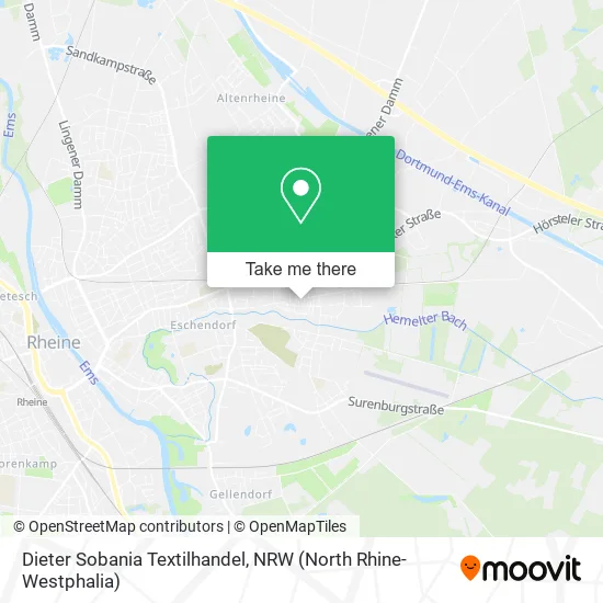 Dieter Sobania Textilhandel map