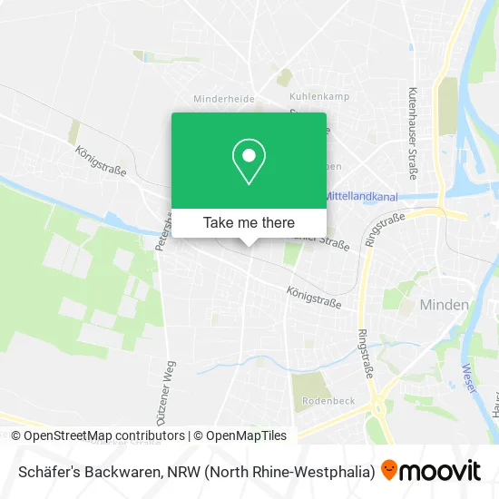 Карта Schäfer's Backwaren