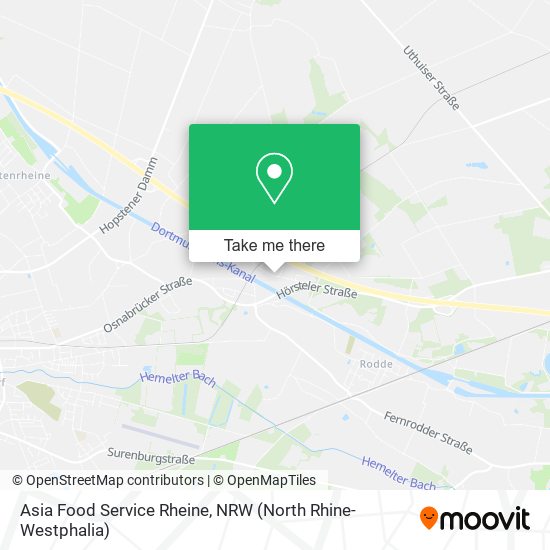 Asia Food Service Rheine map