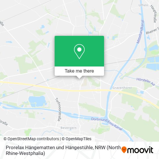 Prorelax Hängematten und Hängestühle map