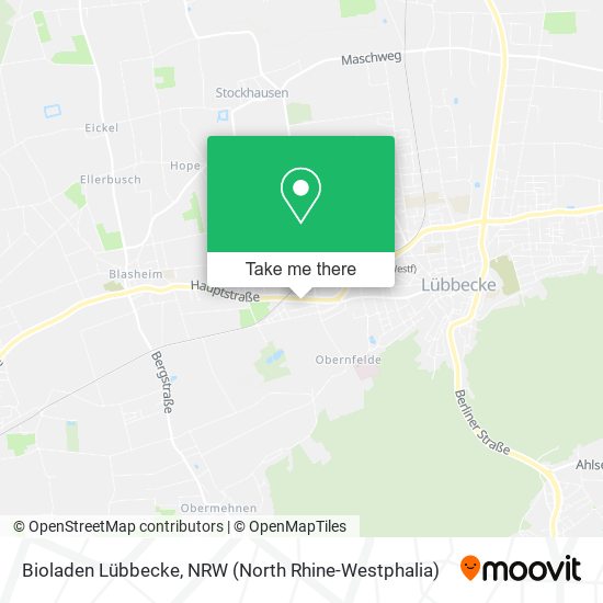 Bioladen Lübbecke map