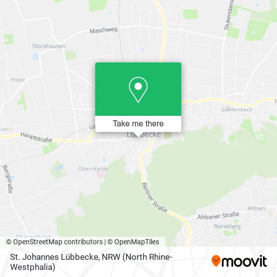 St. Johannes Lübbecke map