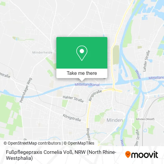Карта Fußpflegepraxis Cornelia Voß