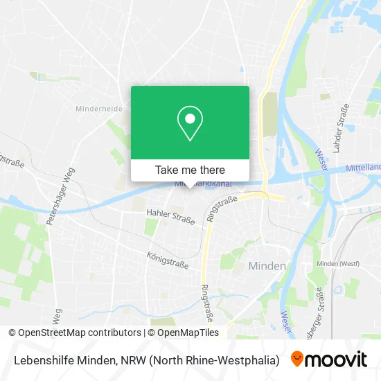 Lebenshilfe Minden map