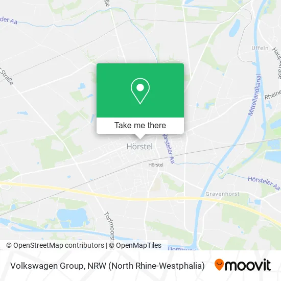 Карта Volkswagen Group