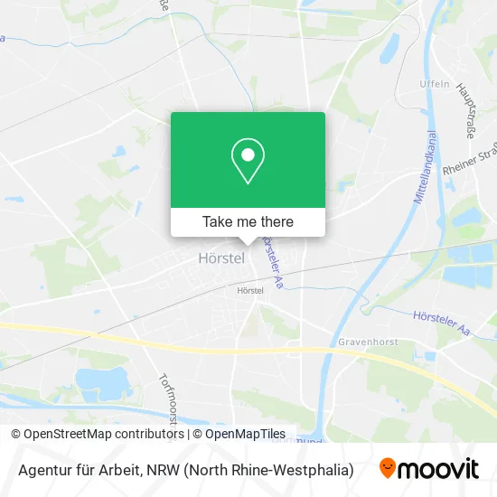 Карта Agentur für Arbeit