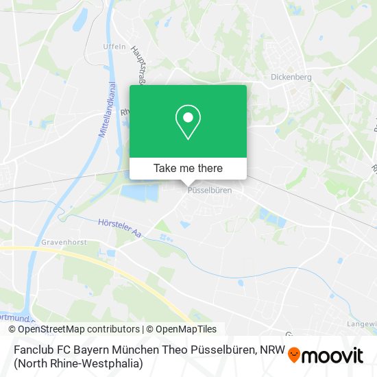 Fanclub FC Bayern München Theo Püsselbüren map