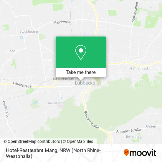 Карта Hotel-Restaurant Mäng