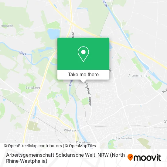 Карта Arbeitsgemeinschaft Solidarische Welt