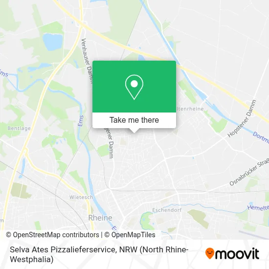 Selva Ates Pizzalieferservice map