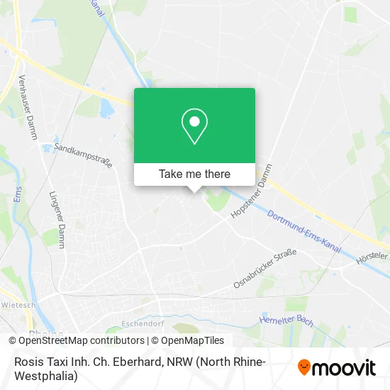 Rosis Taxi Inh. Ch. Eberhard map