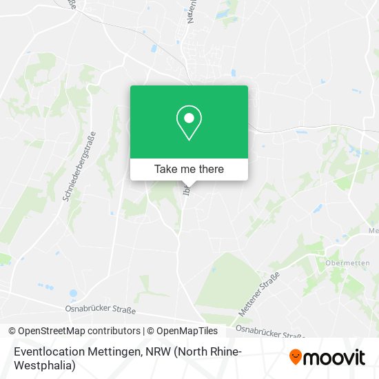 Eventlocation Mettingen map