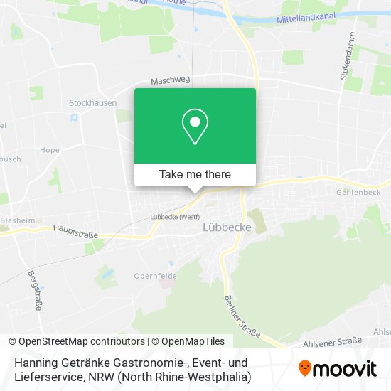 Hanning Getränke Gastronomie-, Event- und Lieferservice map