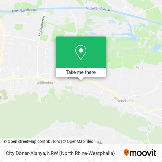 City Döner-Alanya map