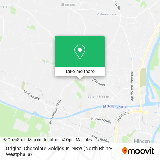 Original Chocolate Goldjesus map