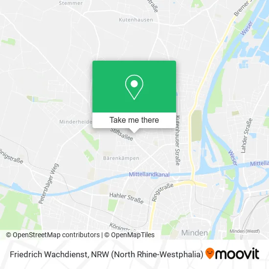 Friedrich Wachdienst map