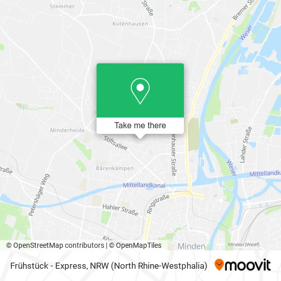 Карта Frühstück - Express