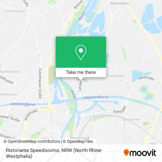 Карта Ristorante Speedissimo