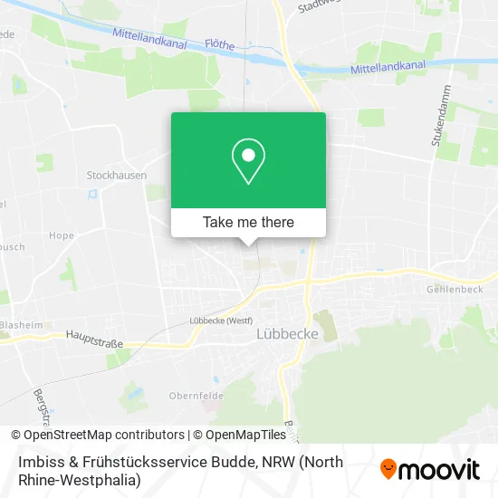 Карта Imbiss & Frühstücksservice Budde