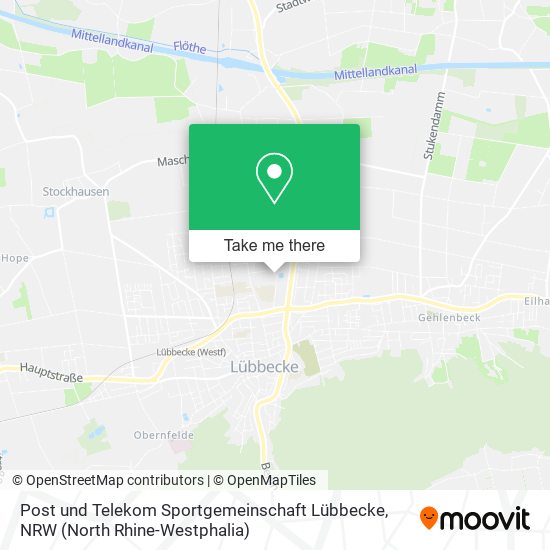Post und Telekom Sportgemeinschaft Lübbecke map