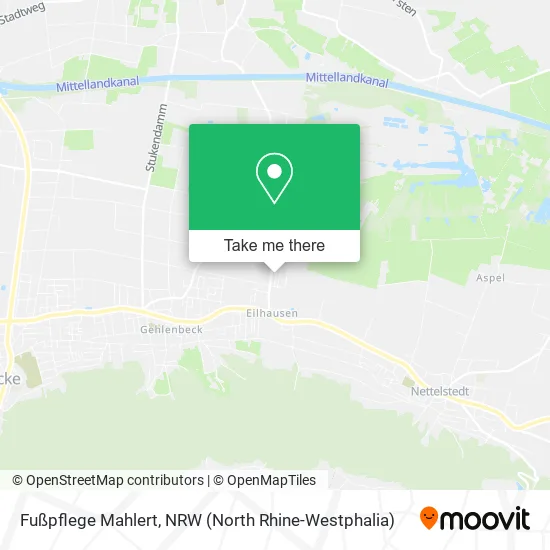Карта Fußpflege Mahlert
