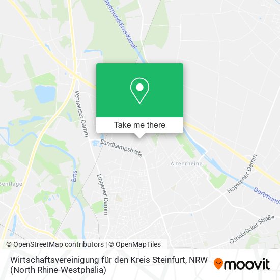 Wirtschaftsvereinigung für den Kreis Steinfurt map