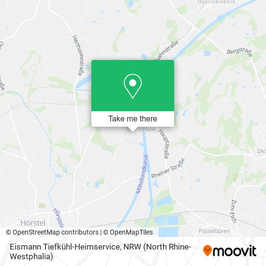 Eismann Tiefkühl-Heimservice map