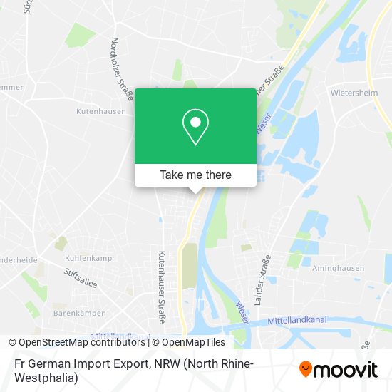 Fr German Import Export map