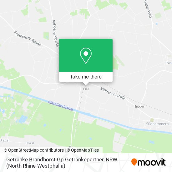 Карта Getränke Brandhorst Gp Getränkepartner