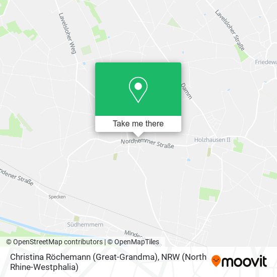 Christina Röchemann (Great-Grandma) map