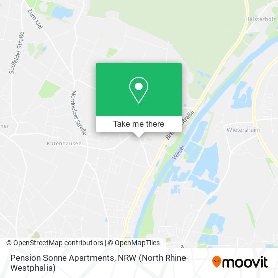 Pension Sonne Apartments map