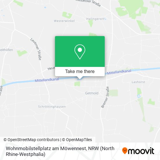 Карта Wohnmobilstellplatz am Möwennest