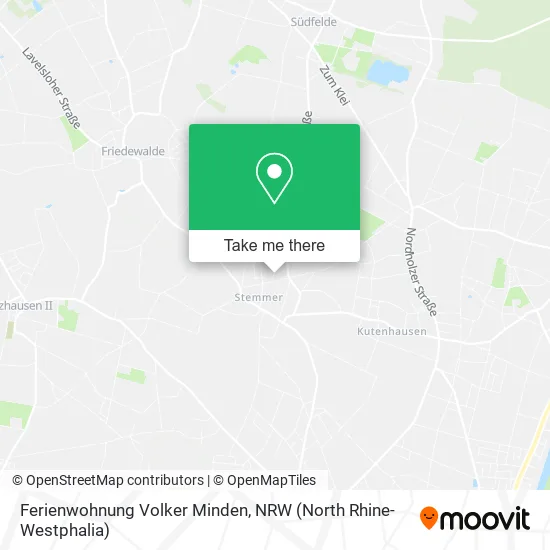 Ferienwohnung Volker Minden map