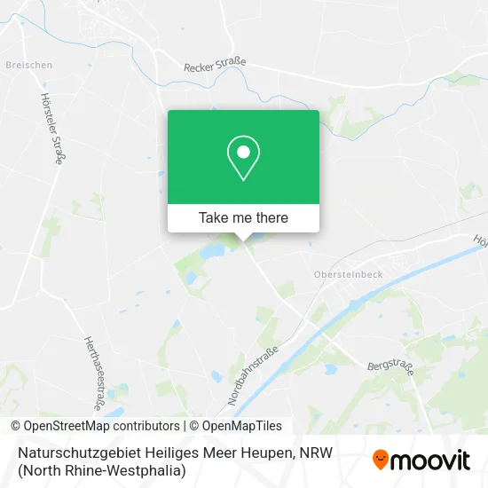 Карта Naturschutzgebiet Heiliges Meer Heupen