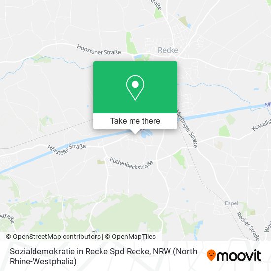 Sozialdemokratie in Recke Spd Recke map