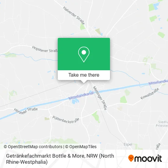Getränkefachmarkt Bottle & More map