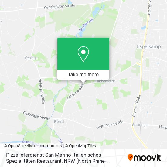 Pizzalieferdienst San Marino Italienisches Spezialitäten Restaurant map