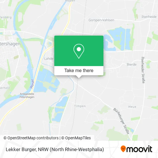 Карта Lekker Burger