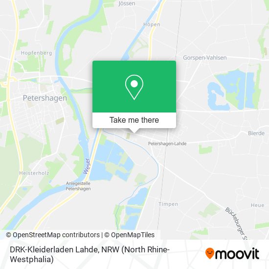 DRK-Kleiderladen Lahde map