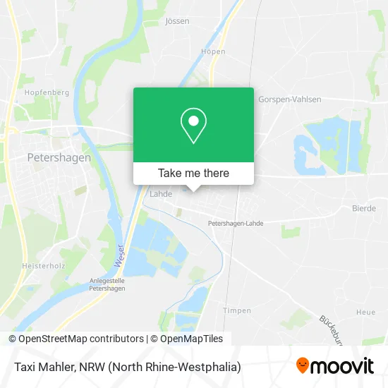 Карта Taxi Mahler