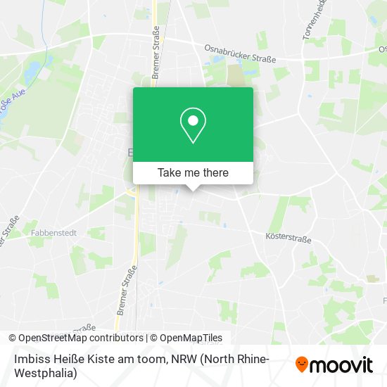 Imbiss Heiße Kiste am toom map