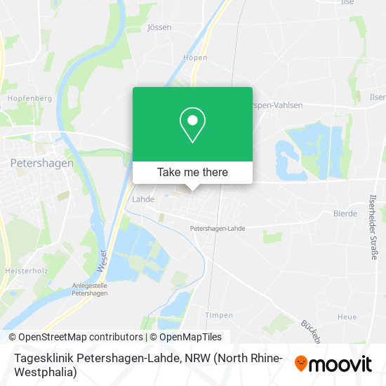 Tagesklinik Petershagen-Lahde map