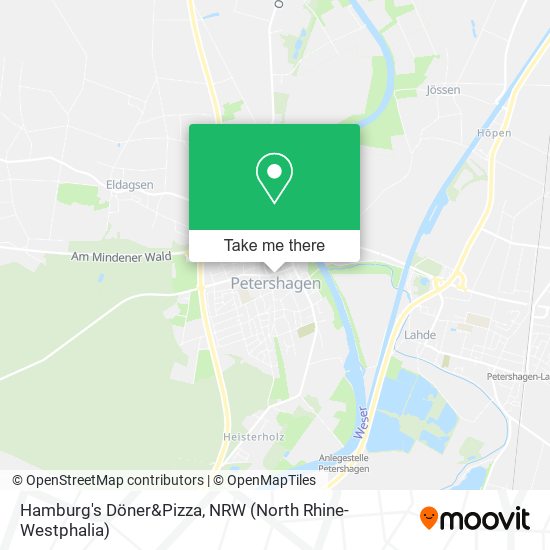 Hamburg's Döner&Pizza map