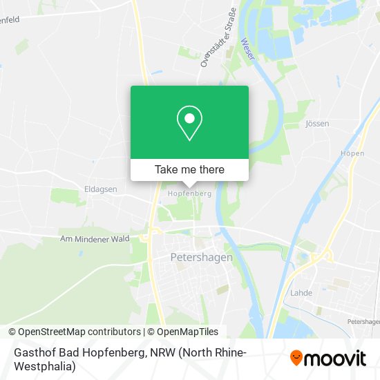 Gasthof Bad Hopfenberg map
