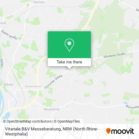 Vitanale B&V Messeberatung map