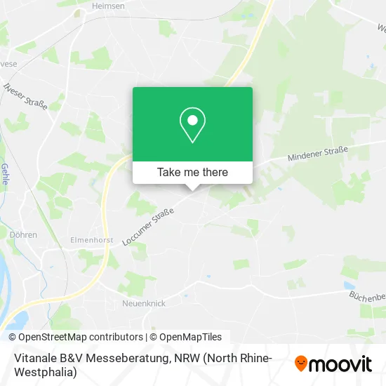 Карта Vitanale B&V Messeberatung